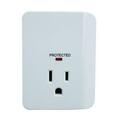 Master Electronics Gloss White Single Power Outlet Surge Tap 148062